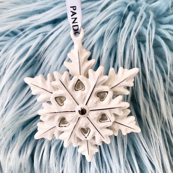 Pandora, 2015, Snowflake, Christmas, Ornament, Porcelain, Like New - Picture 7 of 16